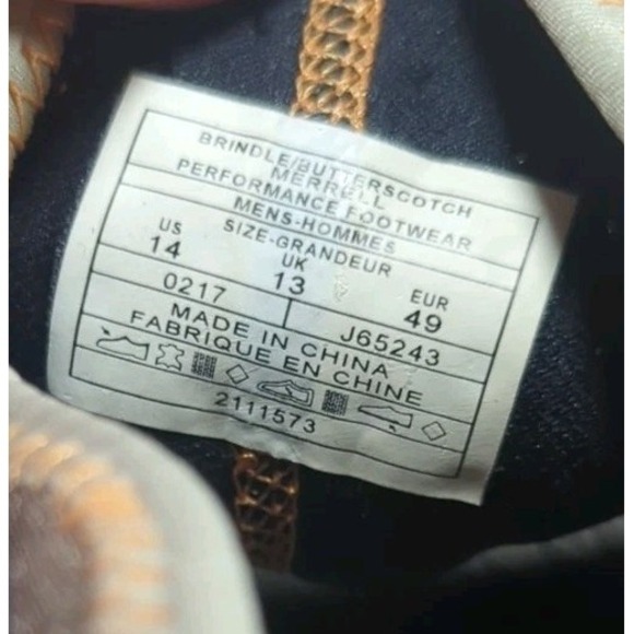 Merrell All Out Blaze Sieve Water Shoes Brindle/Butterscotch Mens Sz 14 Sandals - Picture 8 of 13